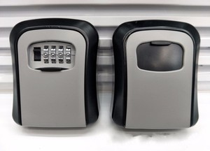 Cheap Full Plastic Key Lock Box 4 Digits Combination Weatherproof Wall <strong>Mount</strong> Key Safe <strong>Hide</strong> a Key Outside with Resettable Code - Product Image 4