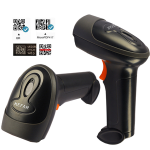 KEFAR 1D/2D Wireless Wired Barcode Scanner Blue-tooth <strong>QR</strong> <strong>Codes</strong> Reader PDF417 Handheld Barcode Reader Support for Logistic Store - Product Image 1