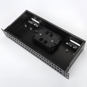 LC 48 puertos 96 Core adaptador de carga Pigtail fibra óptica Patch Panel 2U 19 pulgadas caja de terminales UPC red de distribución de fibra óptica - Product Image 3