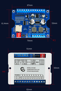 <strong>Output</strong> 80W Amplified Low Lever Trigger IO Trigger Mode Input Voice Sound Play <strong>Module</strong> Board 8Mb Memory for Industry Broadcast - Product Image 4
