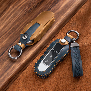 Fabrika kaynağı özel araba anahtarı durum kapağı akıllı uzaktan anahtar kutusu karbon fiber araba anahtarı kapağı kapak Porsche - Product Image 1