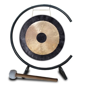 Made in China Handmade <strong>Chau</strong> Gong 24 Inch 60CM With C Type Gong Stand for Sound Healing - Product Image 1