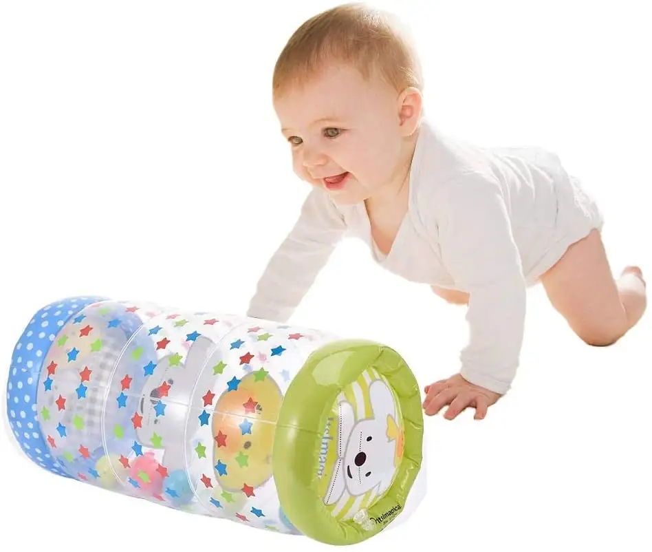 Per Crawling Plastic Training Roller Infant Inflatable Durable Roller Exercise Early Learning for Infants Toddlers