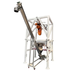 DZJX Bulk Ton Big Bag Station Unloader <strong>Machine</strong> <strong>Unloading</strong> System Jumbo Bag Frame Unloaded <strong>Machine</strong> With Flexible Screw Conveyor - Product Image 2