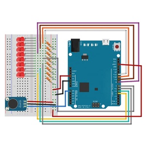 Arduino用の調整可能なゲインを備えたオリジナルのGY-MAX4466マイクセンサーMAX4466エレクトレットマイクアンプボード - Product Image 3