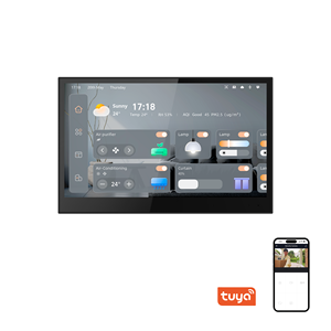 7 Inch Tuya Smart Control <strong>Panel</strong> with Zigbee Gateway Super Slim Body Can Work with <strong>Intercom</strong> <strong>System</strong> WiFi Smart Switch <strong>Touch</strong> Screen - Product Image 1