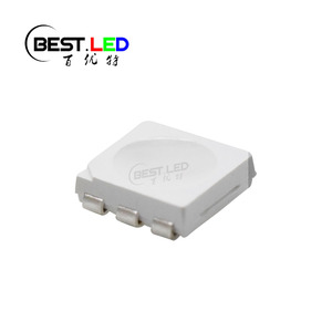 3チップSMDLEDミルキーレンズディープレッド拡散赤外線690nmLEDチップ5050 SMD LED - Product Image 2
