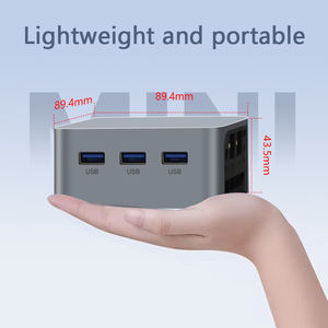 Portable <strong>Desktop</strong> Host <strong>Computer</strong> Small Box Mini PC N100 Processor WiFi6 SSD <strong>DDR</strong> Dual LAN Business Office Gaming Mini PC - Product Image 6