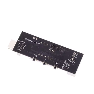 DC 12V Display digitale PWM regolatore di velocità a 4 fili di controllo On/Off con la temperatura 3A supporto di componenti elettronici - Product Image 5