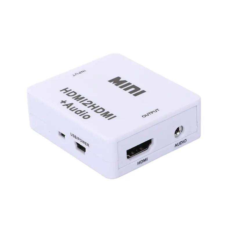 عالية الجودة 2 في 1 HDMI2HDMI محول صوت مع 3.5 مللي متر الصوت الرقمية AV محول الصوت متوافق ل شاشة هاتف إلى التلفزيون مسقطة