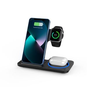 スリーインワンユニバーサル折りたたみ式ワイヤレス充電器クロスボーダー急速充電式呼吸器Appleデバイス用携帯電話用ラップトップ-英国 - Product Image 4