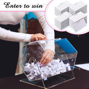 Yarışma için özel tam renkli baskı Raffle bilet kartları kazanmak için girin açık artırma Raffles seçim sandığı isim e-posta alanı ile - Product Image 5