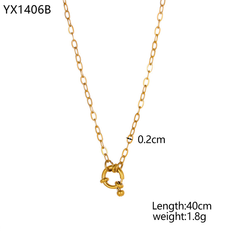 Gold Flat O Chain
