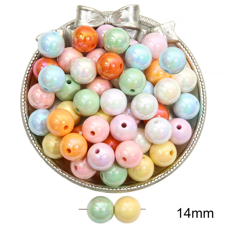 03 perles rondes 14mm 20 pièces/paquet