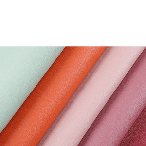 ผ้าพีวีซีหนังสังเคราะห์1.6มม. เนื้อลายนูนแบบยืดได้สีเดียวกันสำหรับเบาะรถยนต์โต๊ะสายพานโซฟาใช้ฝีมือ - Product Image 6