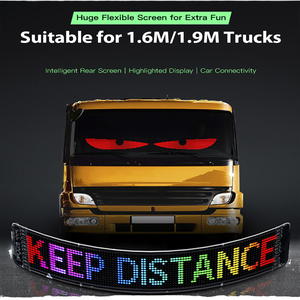 Programmabile AppControl flessibile LED Board personalizzare LED segno di visualizzazione Smart LED luce schermo pannello led matrice pannello per auto - Product Image 3