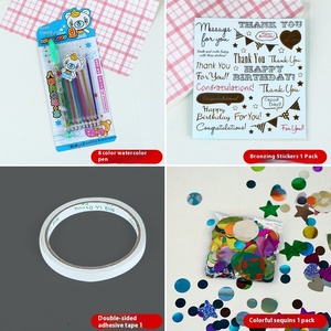 Patlayan konfeti ile yüksek kaliteli Pop-Up hediye kutusu Glitter sürpriz UV avantajı Kraft kağıt doğum günü hediyeleri ve el sanatları için - Product Image 5
