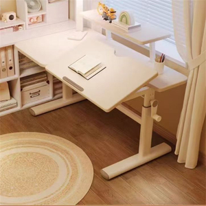 Barato multifunción HDF ajustable niños aprendizaje escritorio mesa ergonómica para niños estudiante estudio - Product Image 1