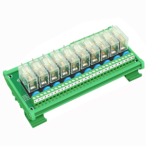 10 Channels16A <strong>Relay</strong> Module Driver Board <strong>PLC</strong> Board <strong>Relay</strong> G2R-1-E Terminal Block Module Input 12V 24V - Product Image 1