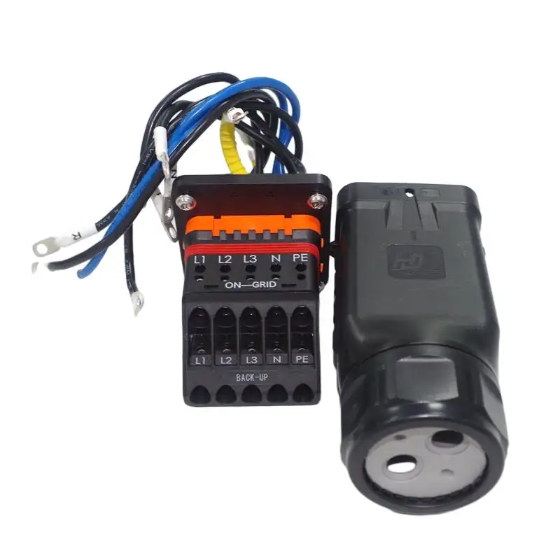 On-Grid En Off-Grid Omvormer Ac Poort Connector 50a 10 Pin Klem Blok Connector Past Inverter 12-25 Kw