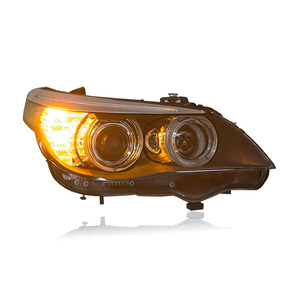 SJC ชุดไฟหน้า E60แบบ BMW 5 Series 03-10ดัดแปลงหลอดไฟแอลอีดีเลนส์ไฟ LED สำหรับเวลากลางวัน - Product Image 5