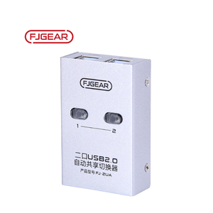 FJGEAR Mini 2 <strong>Input</strong> 1 <strong>Output</strong> Usb Printer Sharing Switch <strong>Computer</strong> Hotkey 2 Port Usb Sharing Switch