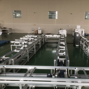 Pallet Handing Automatic Double Speed Free Flow Chain Conveyor Logistics Warehouse <strong>Automated</strong> Pallet Conveyor <strong>System</strong> - Product Image 1
