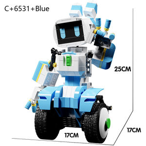 Baustein Roboter für Kinder <span class=keywords><strong>Remote</strong></span> APP <span class=keywords><strong>Control</strong></span> <span class=keywords><strong>Robot</strong></span> Kits STEM Bau spielzeug, DIY Kaninchen Kunststoff block,Educational Building Toy