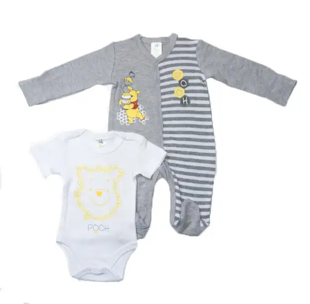 Baby Jungen/Mädchen Zwei In-und Out-Stücke Stram pler Weiche Baumwolle Kleinkinder Footie Cartoon Snap Button Stram pler