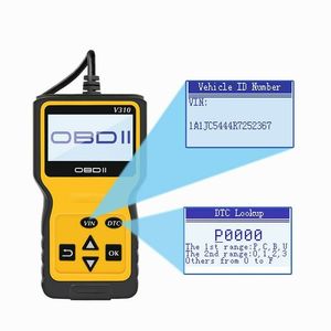Escáner OBD V310, lector de código OBD2, herramienta de diagnóstico automático para coche, funciona para todos los coches, con protocolos OBD II