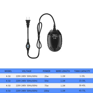 <strong>K</strong>-50 LED Digital Display <strong>Small</strong> Fish Tank Mini Heater for Turtle Tank - Product Image 4