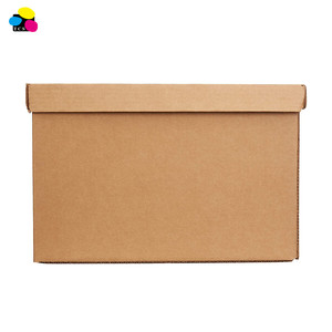 16.2由12.5 10.5英寸天然瓦楞纸板信/法定存储文件箱，带提离盖 - Product Image 3
