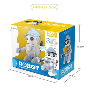 Robot inteligente de programación de tamaño pequeño para niños, dispositivo eléctrico para cantar, con sensor infrarrojo, control remoto, Juguetes - Product Image 6