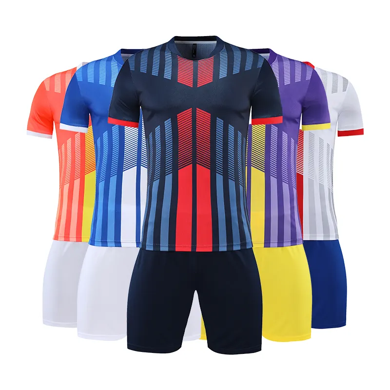 Soccer Jersey Custom Football Jerseys Homens Uniforme Set Team Soccer Wear Training Suit Comprar camisas de futebol on-line
