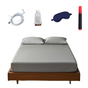 Hữu Cơ bông nền tảng tấm với Bạc sợi-cải thiện lưu lượng máu & căng thẳng-đầy đủ dây, Tester, bút, mặt nạ nhanh chóng tàu - Product Image 1