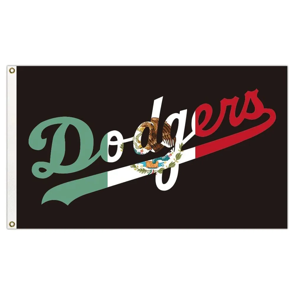High quality customized 3*5ft promotional products Dodge Flag for quick shipping of Dodge Flag dodgers flags