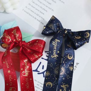 Gran oferta, venta al por mayor, lazos de cinta de embalaje de regalo de satén preatados ecológicos personalizados con lazo elástico - Product Image 3