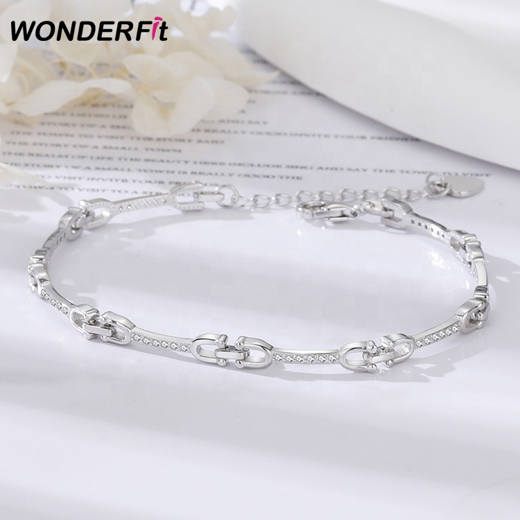 Rhodium Plated 925 Sterling Silver