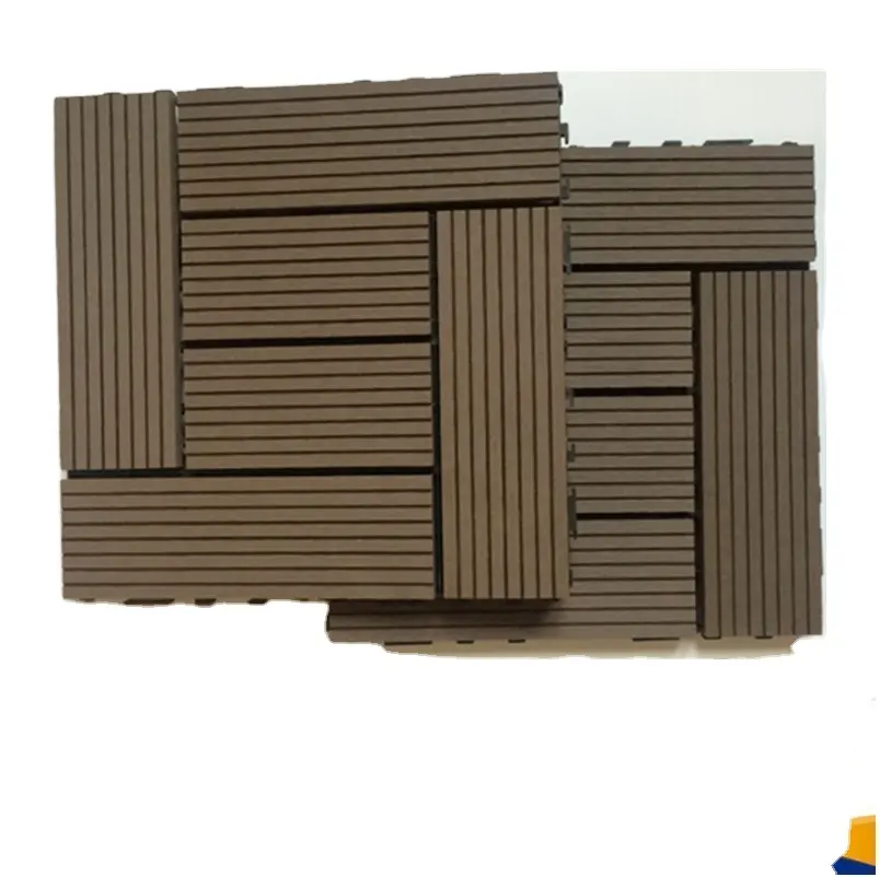 Carrelage de toit composite en bois et plastique, carreaux de pont imbriqués, pour patio, jardin, piscine, balcon, izo, passerelle, WPC, panneau, DIY, bricolage, pièces