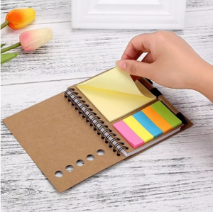 Promotional Customized Design Spiral <strong>Notebook</strong> <strong>With</strong> Pen Sticky <strong>Notes</strong> <strong>Index</strong> Posted It Kawaii Sticky <strong>Notes</strong> Design - Product Image 2