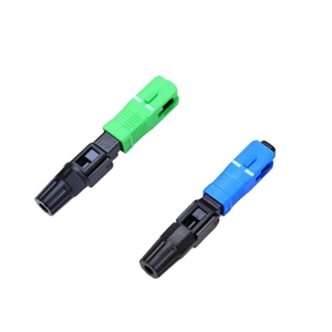 Sopto SC ตัวเชื่อมต่อแบบเร็ว SM MM Simplex UPC ชนิด APC ใช้ง่ายขั้วต่อไฟเบอร์ออปติกแบบทนทาน - Product Image 1