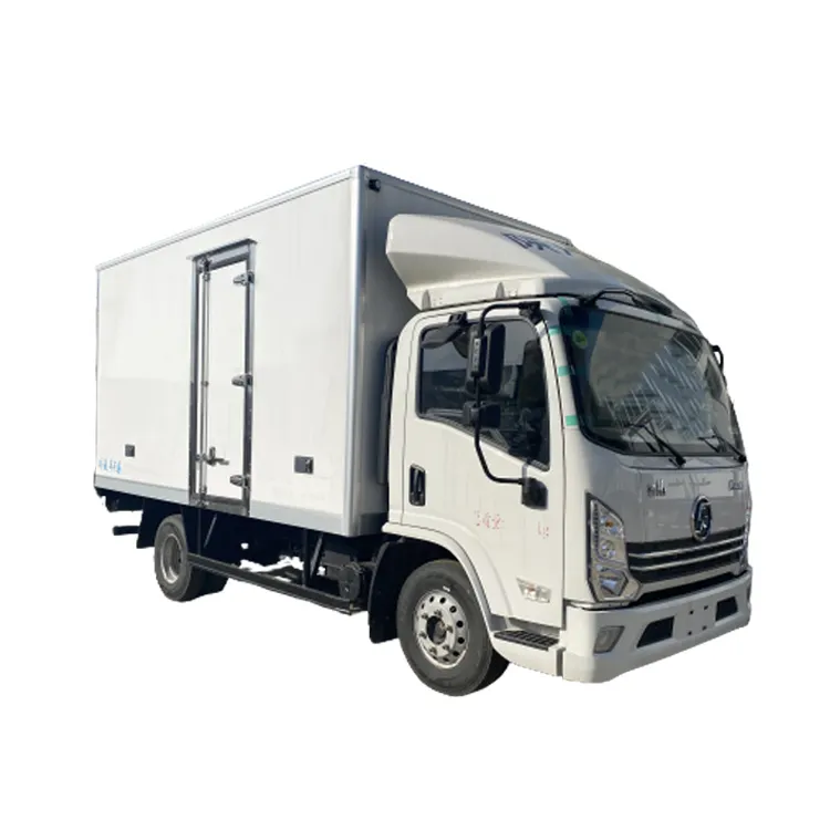 China fabricante shacman 4x2 refrigerar van box luz caminhão refrigerado à venda em dubai