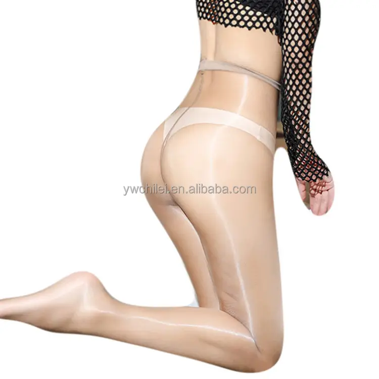 2D Women's Oil Shiny Glossy Sheer-to-Waist Tights