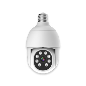 Cámara IP con bombilla de 4MP 360 Panorama Smart Life Camera tuya Visión nocturna Bombilla Lámpara Cámara IP inalámbrica Seguridad inteligente WiFi