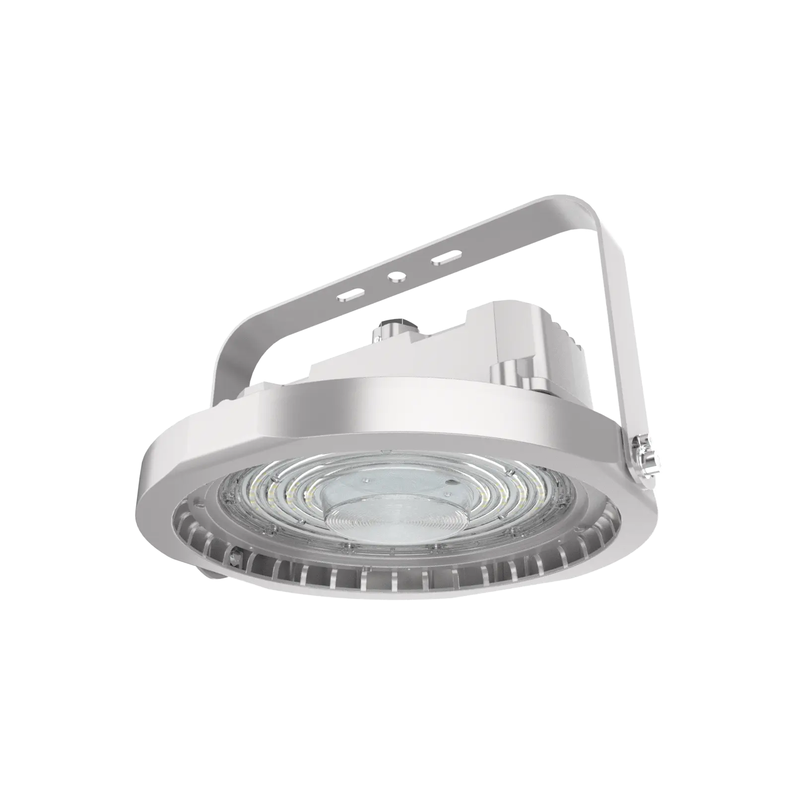 Lampe élevée montée par plafond de baie de preuve triple avec l'ombre pour des zones industrielles avec les matériaux dangereux