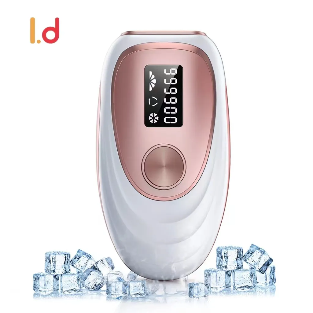 Lide OEM ODM Multi 999999 Flashes Home Use Permanent Painless Ice Cool IPL Hair Removal For Women