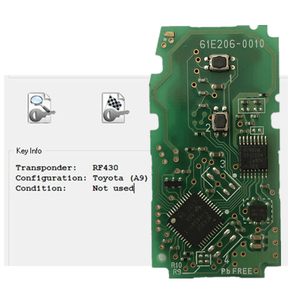 Akıllı anahtar Toyota için C-HR orijinal akıllı anahtar uzaktan PCB 2018 2 düğmeler 433mhz 61E206-0010 MDL BR2EX P4 00 00 A9 a9 - Product Image 2