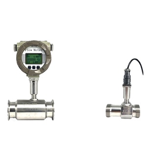 Stainless Steel Turbine <strong>Flowmeter</strong>, Pure Water <strong>Pulse</strong> Liquid Pipeline Flow <strong>Sensor</strong>, Quantitative Control Equipment - Product Image 3