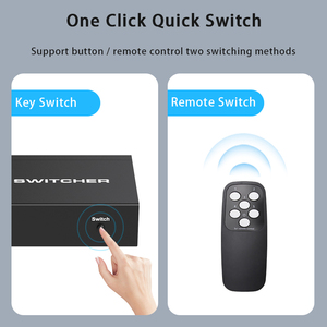 Bộ Chia Công Tắc HDMI Bộ Chuyển Đổi HDMI 5 Trong 1 Hỗ Trợ 8K 4K Full HD1080p 3D Với Điều Khiển Từ Xa IR RF Cho Máy Phát PS4 Xbox Blu-Ray - Product Image 4