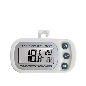Hacha/Men ececord uncuntion herhermometer para Itchen igigital eefrigerator Thermometer, reeze Thermometer con ARGE arD ispisplay - Product Image 1